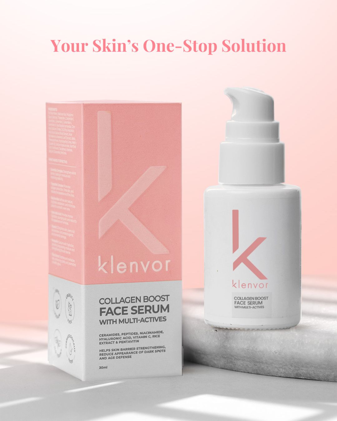Collagen Boost Face Serum with Multi-Actives (30 ml)