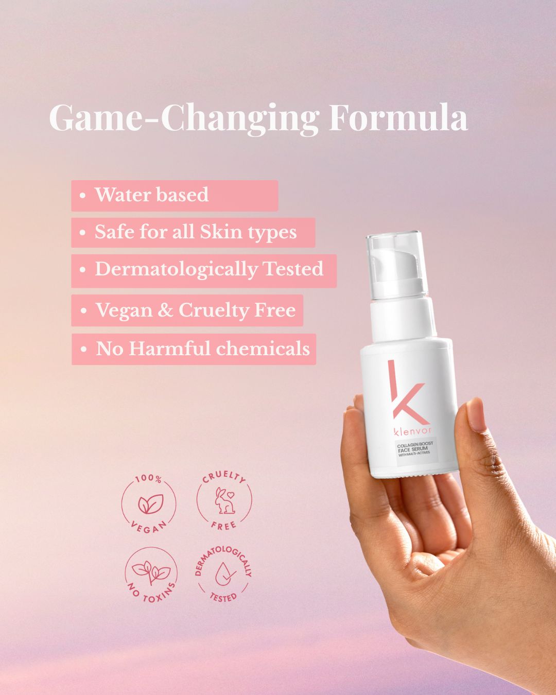 Collagen Boost Face Serum with Multi-Actives (30 ml)